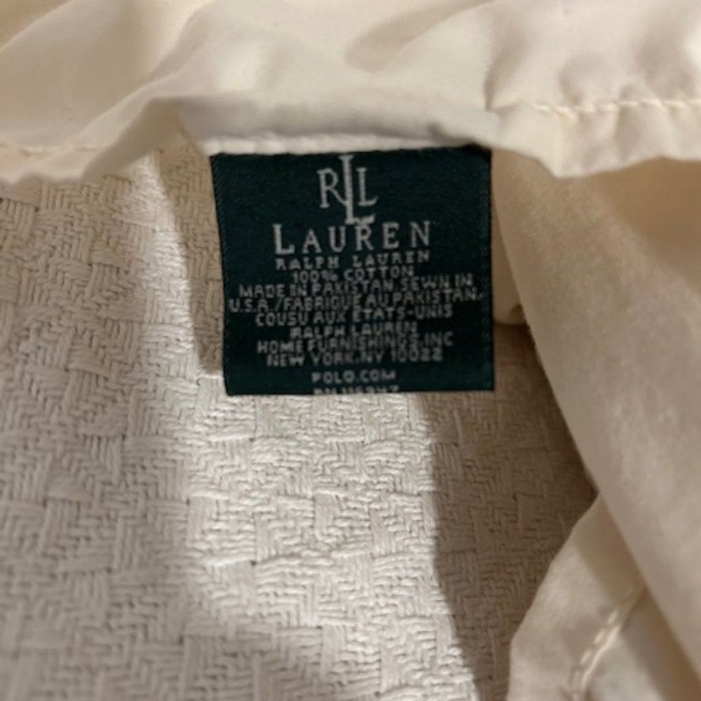 RALPH LAUREN KING SIZE FLAT SHEET